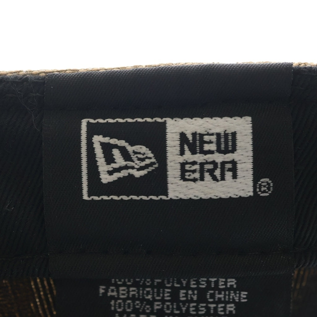 SUPREME(シュプリーム) 18SS ×NEW ERA Monogram Box Logo ニューエラ モノグラム ボックスロゴ 6パネルキャップ 帽子 ブラウン