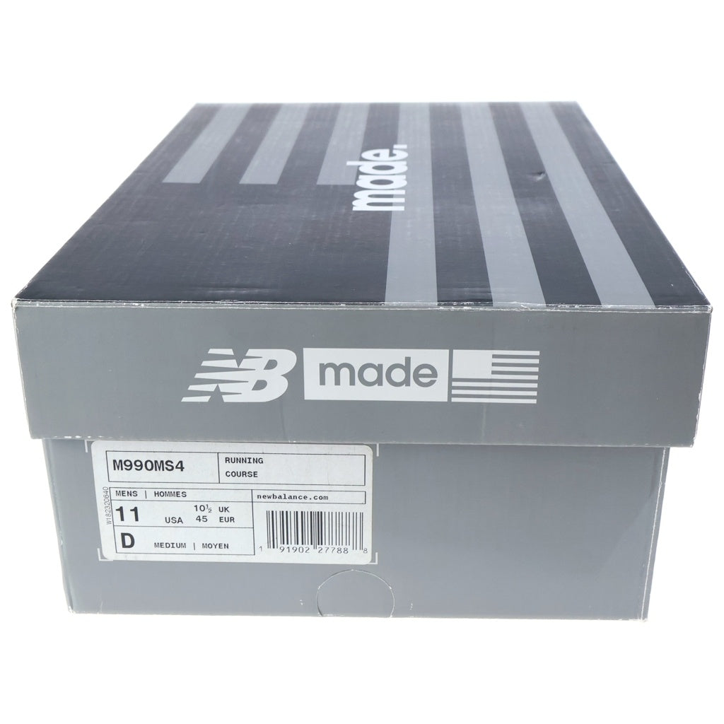 New Balance(ニューバランス) 990V4 MINERAL SAGE ローカットスニーカー ブルー US11/29.0cm M990MS4