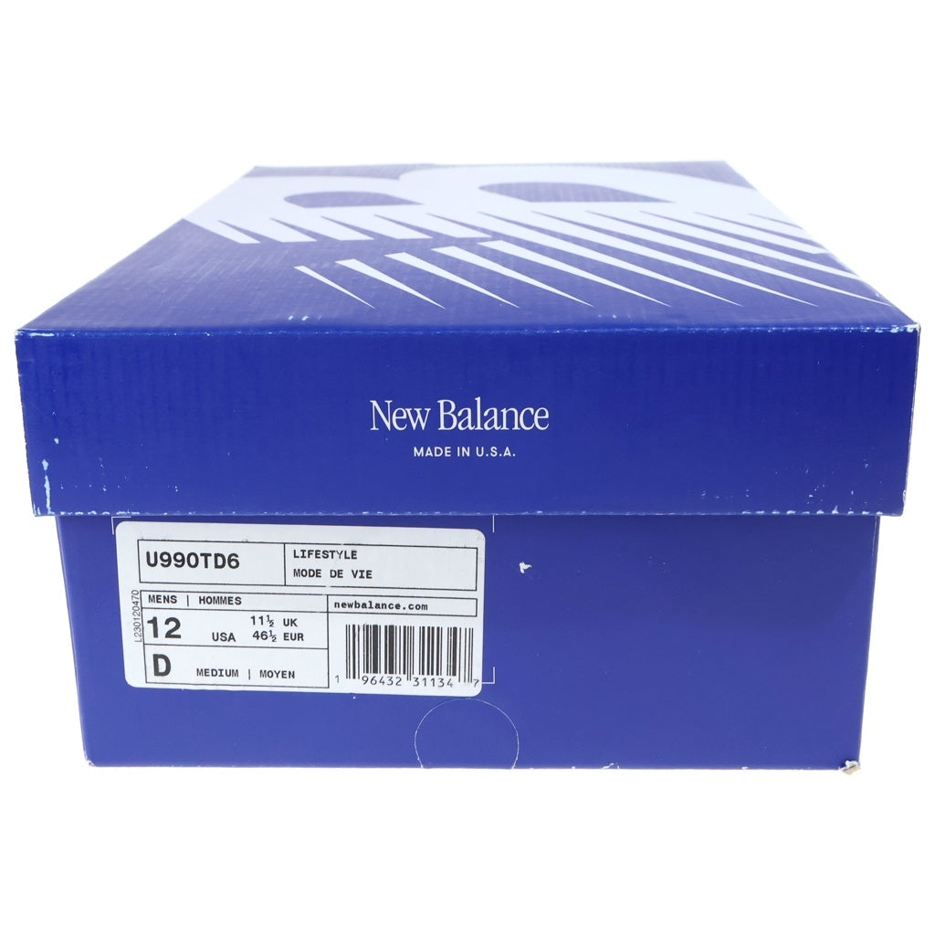 New Balance(ニューバランス) 990V6 MAGENTA POP ローカットスニーカー マルチカラー US12/30.0cm U990TD6