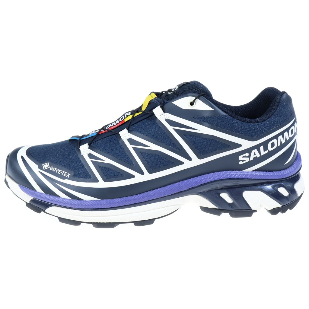 SALOMON(サロモン) XT-6 GORE-TEX CARBON/VANILLA ICE/LIBERTY ローカットスニーカー ゴアテックス ブルー US12/30.0cm 477325