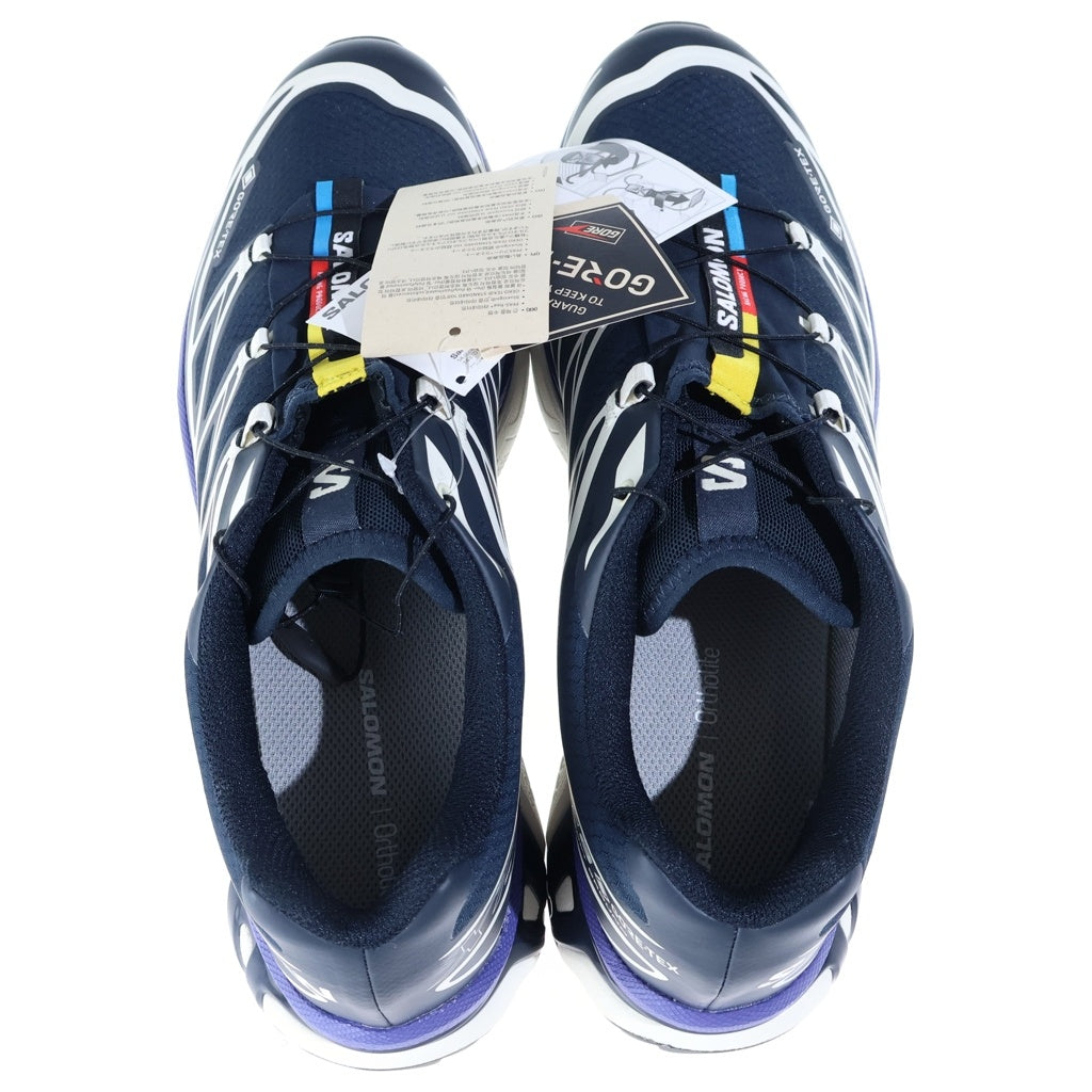 SALOMON(サロモン) XT-6 GORE-TEX CARBON/VANILLA ICE/LIBERTY ローカットスニーカー ゴアテックス ブルー US12/30.0cm 477325