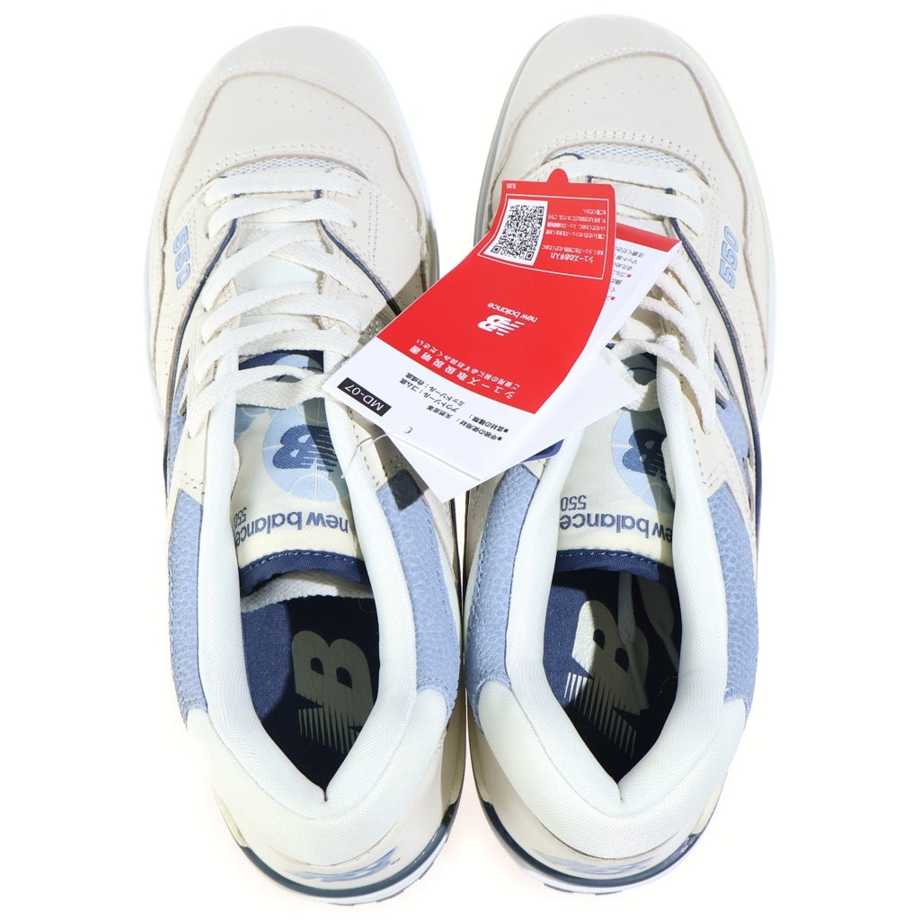 New Balance(ニューバランス) BB550PLA 550 OFF WHITE/SKY BLUE ローカットスニーカー ホワイト/ブルー US11/29.0cm