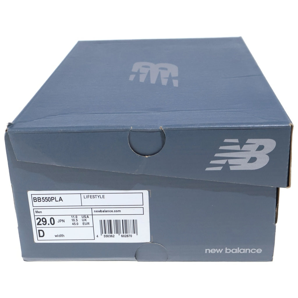 New Balance(ニューバランス) BB550PLA 550 OFF WHITE/SKY BLUE ローカットスニーカー ホワイト/ブルー US11/29.0cm