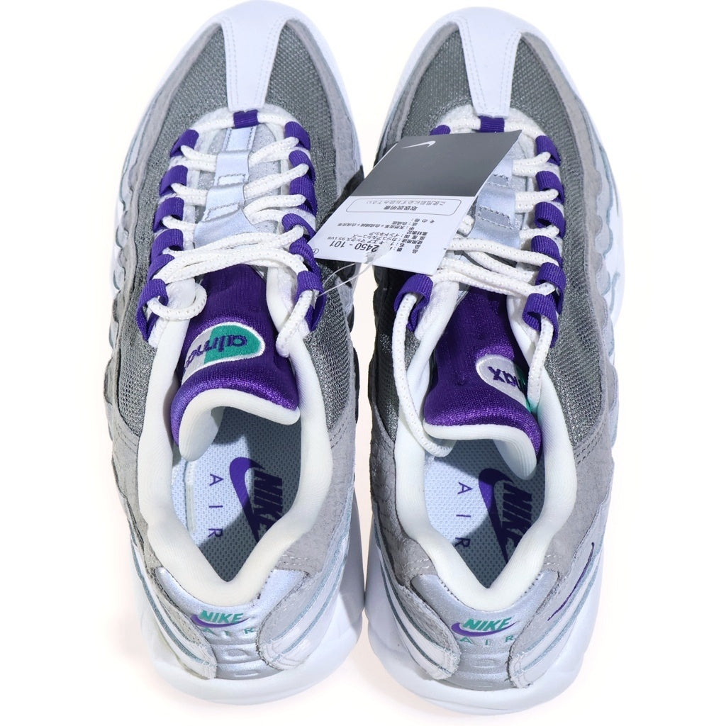 NIKE(ナイキ) AIR MAX 95 GRAPE SNAKESKIN AO2450-101 エアマックス95 グレープ スネークスキン/グレープグラデ ローカットスニーカー ホワイト/グレー US12/30.0cm