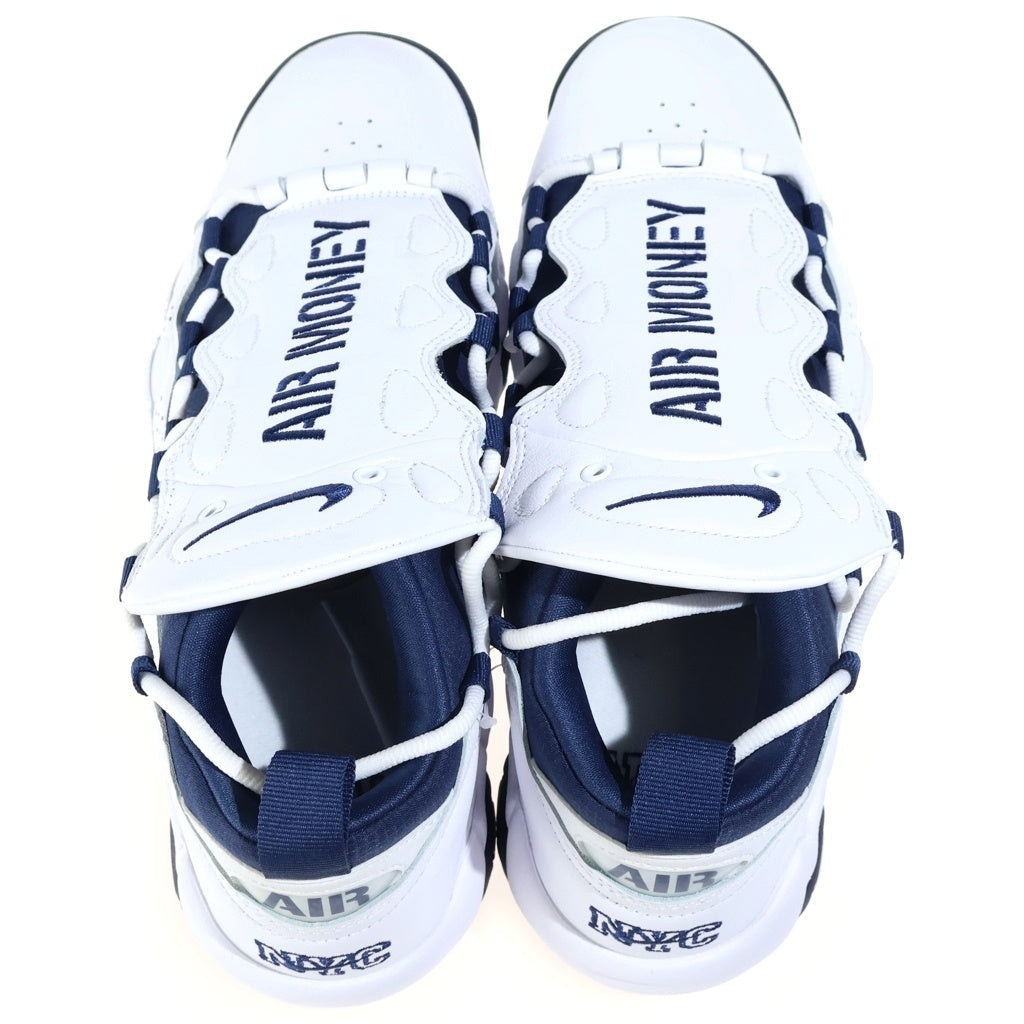 NIKE(ナイキ) AIR MORE MONEY NYC AR5401-100 エアモアマネー ハイカットスニーカー ホワイト/ネイビー US11/29.0cm