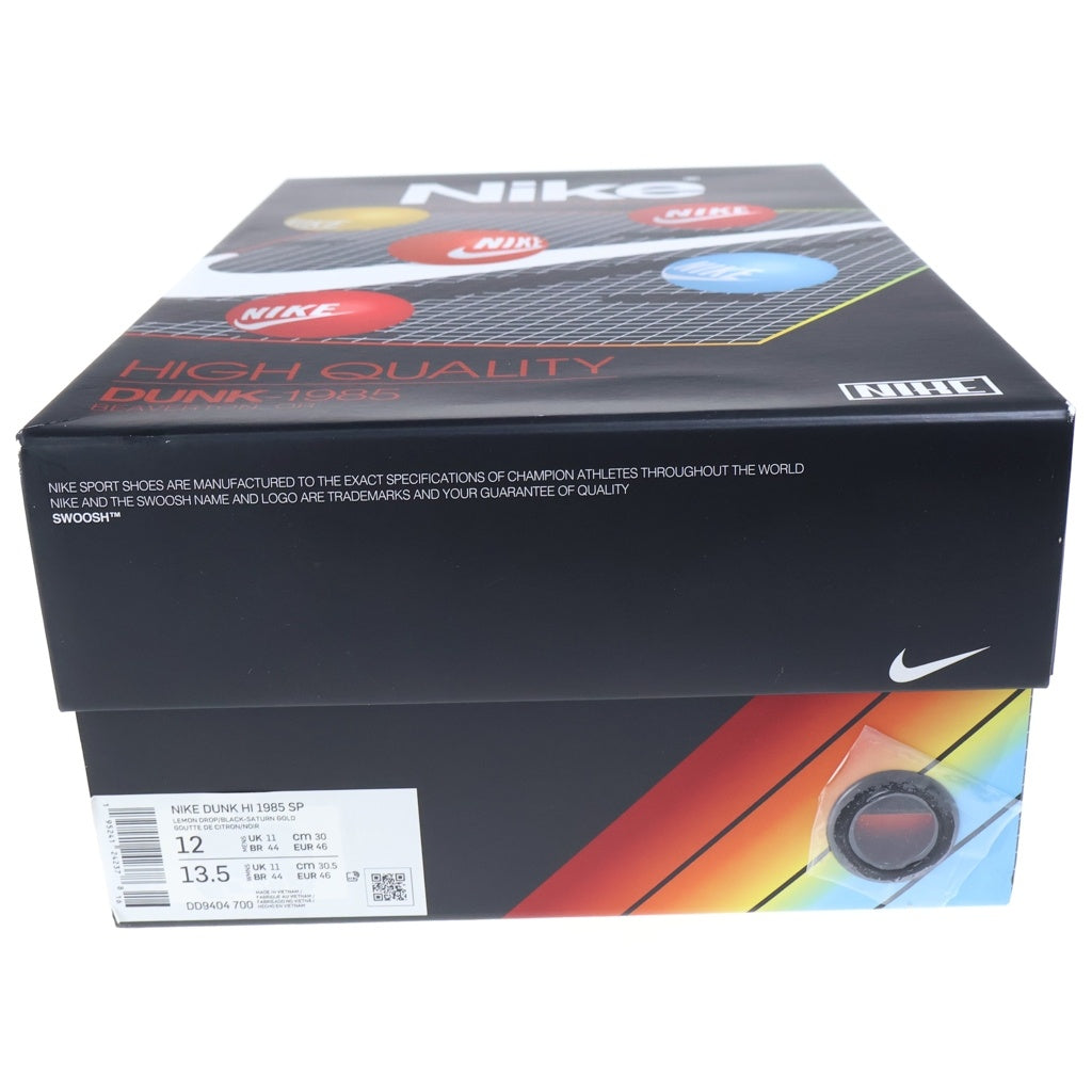 NIKE(ナイキ) DUNK HIGH 1985 SP BLACK ACID WASH DD9404-700 ダンク ブラックアシッドウォッシュ ハイカット スニーカー ホワイト/ブラック US12/30.0cm