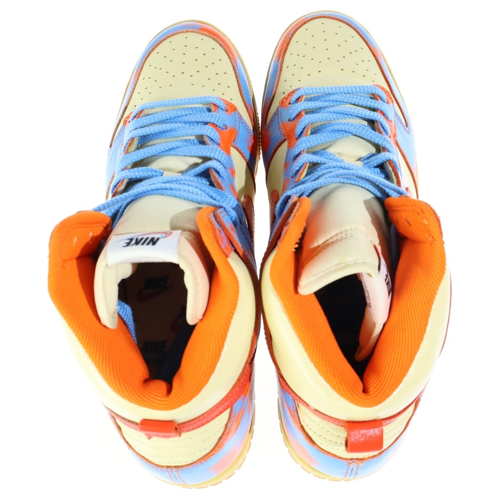 NIKE(ナイキ) DUNK HIGH 1985 SP ORANGE ACID WASH DD9404-800 ダンク オレンジアシッドウォッシュ ハイカットスニーカー オレンジ/ブルー US12/30.0cm