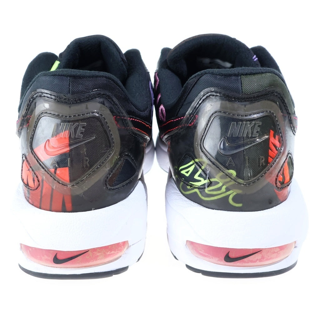 NIKE(ナイキ) × atmos AIR MAX 2 LIGHT CI5590-001 アトモス エアマックス2 ライト QS ローカットスニーカー ブラック US12/30.0cm