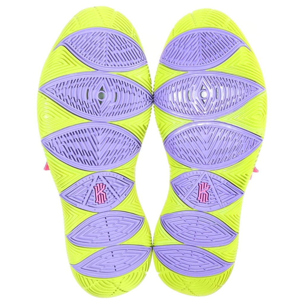NIKE(ナイキ) ×SpongeBob SquarePants Kyrie Patrick CJ6950-600 スポンジボブ カイリー 5 EP ローカットスニーカー ピンク/イエロー/パープル US12/30cm