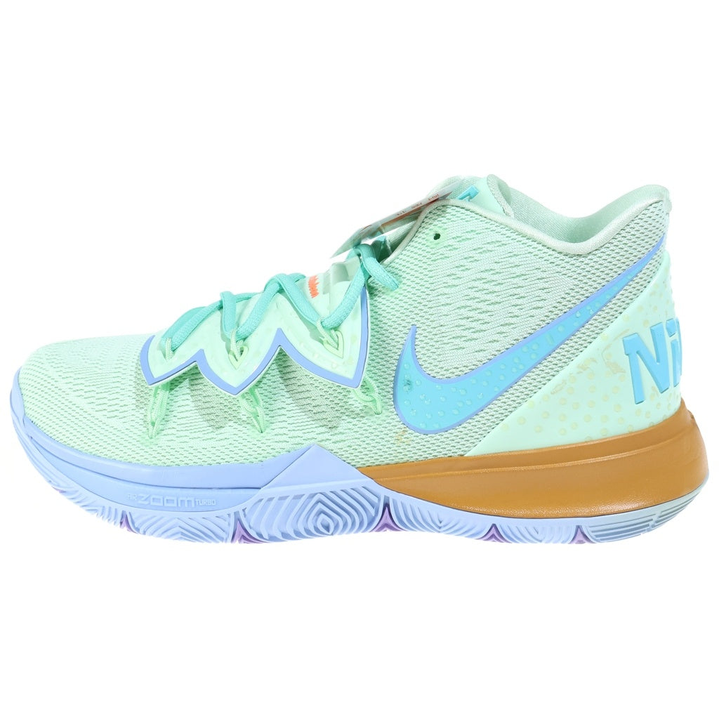 NIKE(ナイキ) ×SpongeBob SquarePants Kyrie 5 SBSP EP スポンジボブ カイリー5 ミドルカットスニーカー グリーン/ブルー US12/30cm CJ6950-300