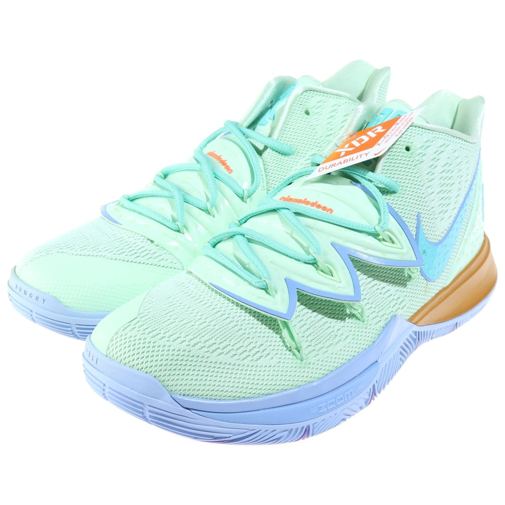 NIKE(ナイキ) ×SpongeBob SquarePants Kyrie 5 SBSP EP スポンジボブ カイリー5 ミドルカットスニーカー グリーン/ブルー US12/30cm CJ6950-300