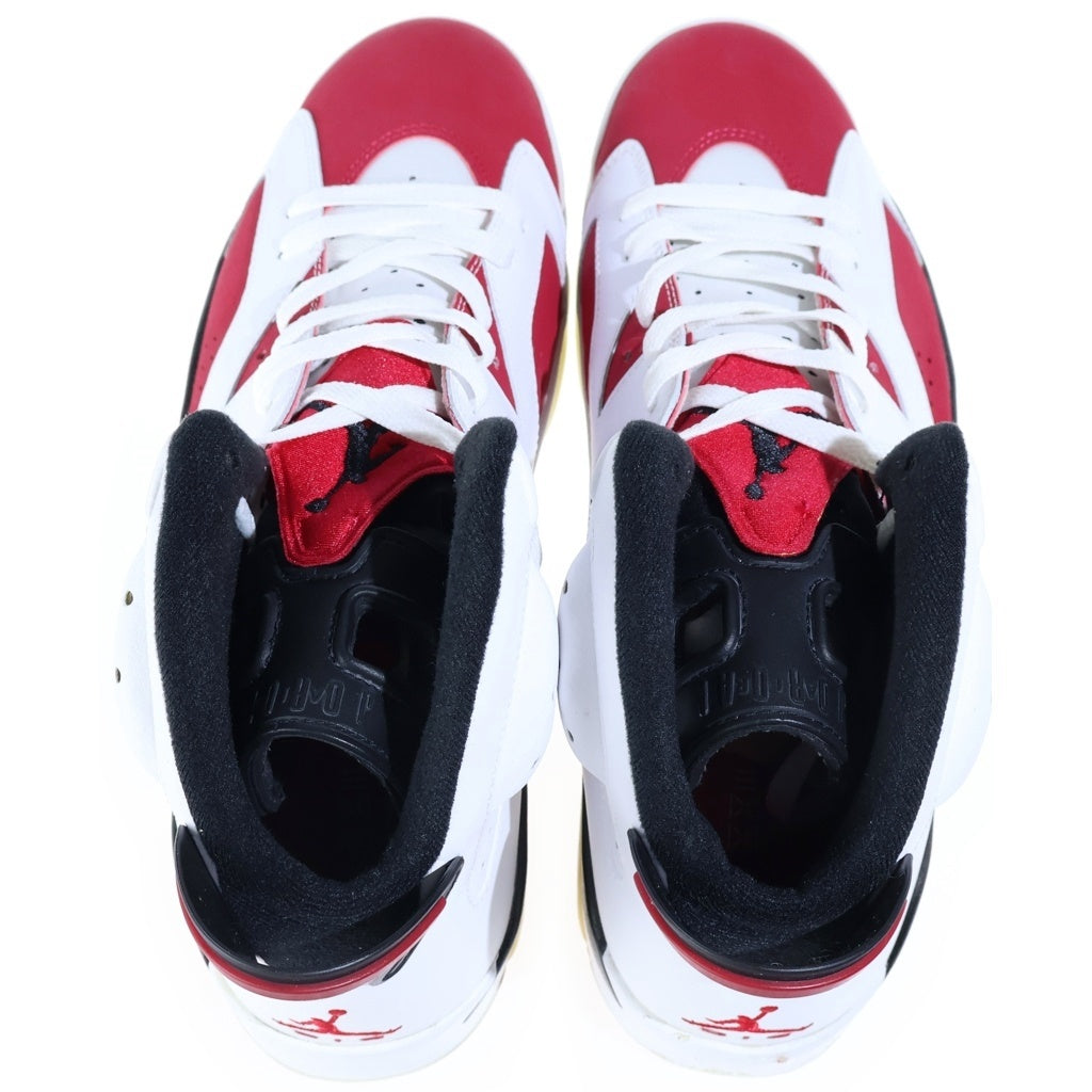 NIKE(ナイキ) 【観賞用】2008年製 AIR JORDAN 6 COLLEZIONE CARMIN エアジョーダン6カーマインハイカットスニーカー ホワイト/レッド US12/30.0cm 322719-161