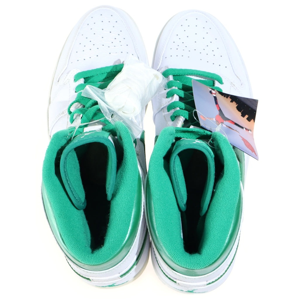 NIKE(ナイキ) AIR JORDAN 1 RETRO HIGH DO THE RIGHT THING エアジョーダン1 レトロ ハイ ドゥーザライトシング ハイカットスニーカー ホワイト/グリーン US12/30.0cm 332550-131