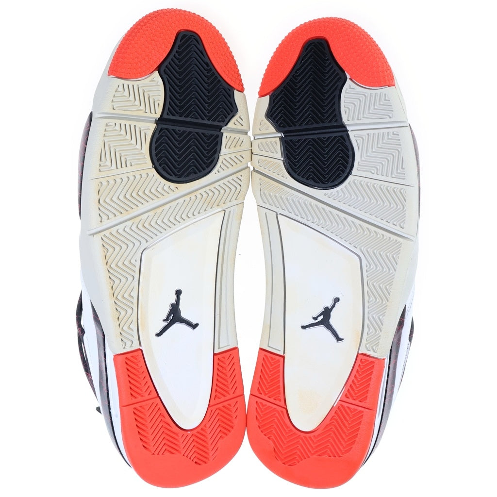 NIKE(ナイキ) AIR JORDAN 4 RETRO FLIGHT NOSTALGIA 308497-116 エアジョーダン4 レトロ フライトノスタルジー ミッドカットスニーカー ホワイト US12/30.0cm