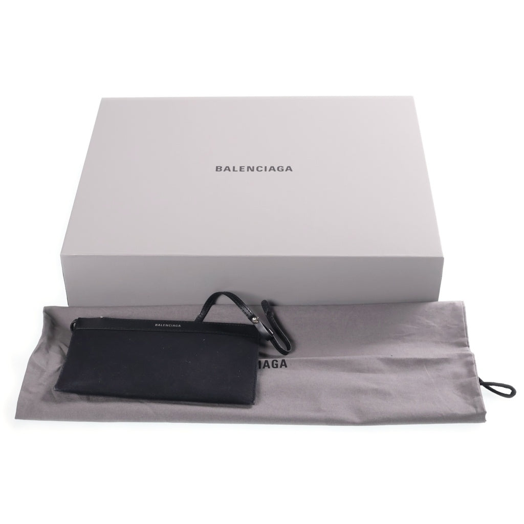BALENCIAGA(バレンシアガ) NAVY CABAS S ネイビーカバス ハンドバッグ ブラック 339933 レディース
