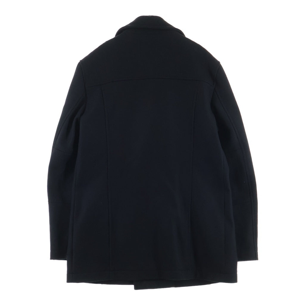 DOLCE & GABBANA(ドルチェアンドガッバーナ) ショート丈 3ボタン ウールPコート ブラック