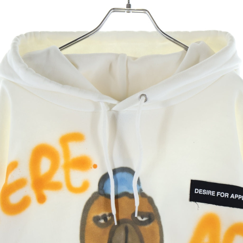 GUERNIKA(ゲルニカ) ×SHINICHIRO INUI ODDTAXI PAINT PARKA1 オッドタクシー ペイント プルオーバーパーカー フーディー ホワイト SP2252