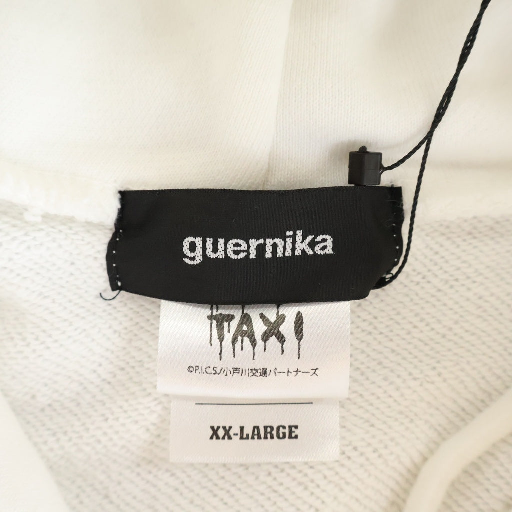 GUERNIKA(ゲルニカ) ×SHINICHIRO INUI ODDTAXI PAINT PARKA1 オッドタクシー ペイント プルオーバーパーカー フーディー ホワイト SP2252