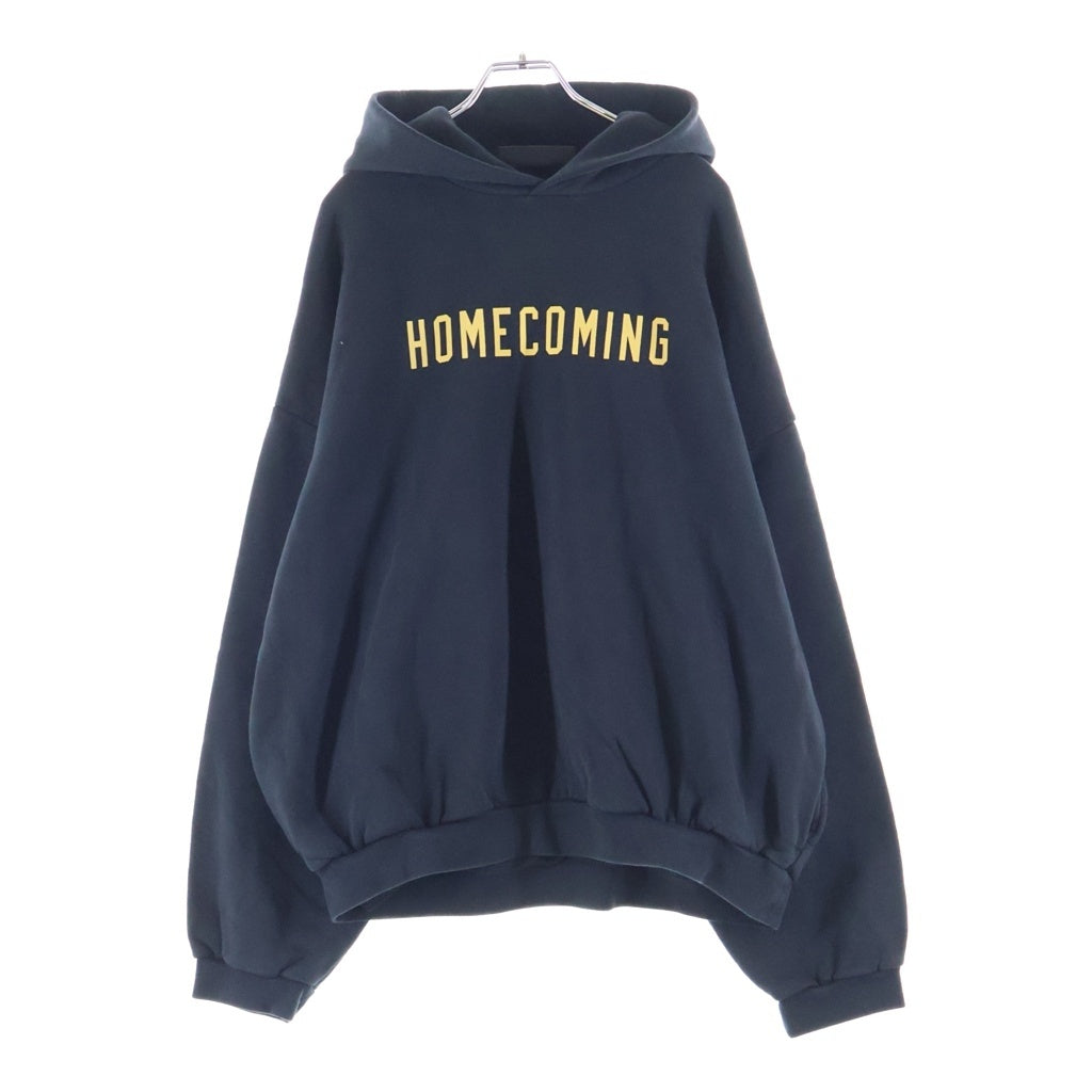 FEAR OF GOD ESSENTIALS(フィアオブゴッド エッセンシャルズ) HOMECOMING プリント プルオーバーパーカー フーディー ブラック