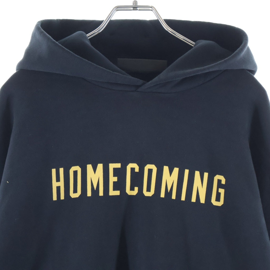 FEAR OF GOD ESSENTIALS(フィアオブゴッド エッセンシャルズ) HOMECOMING プリント プルオーバーパーカー フーディー ブラック
