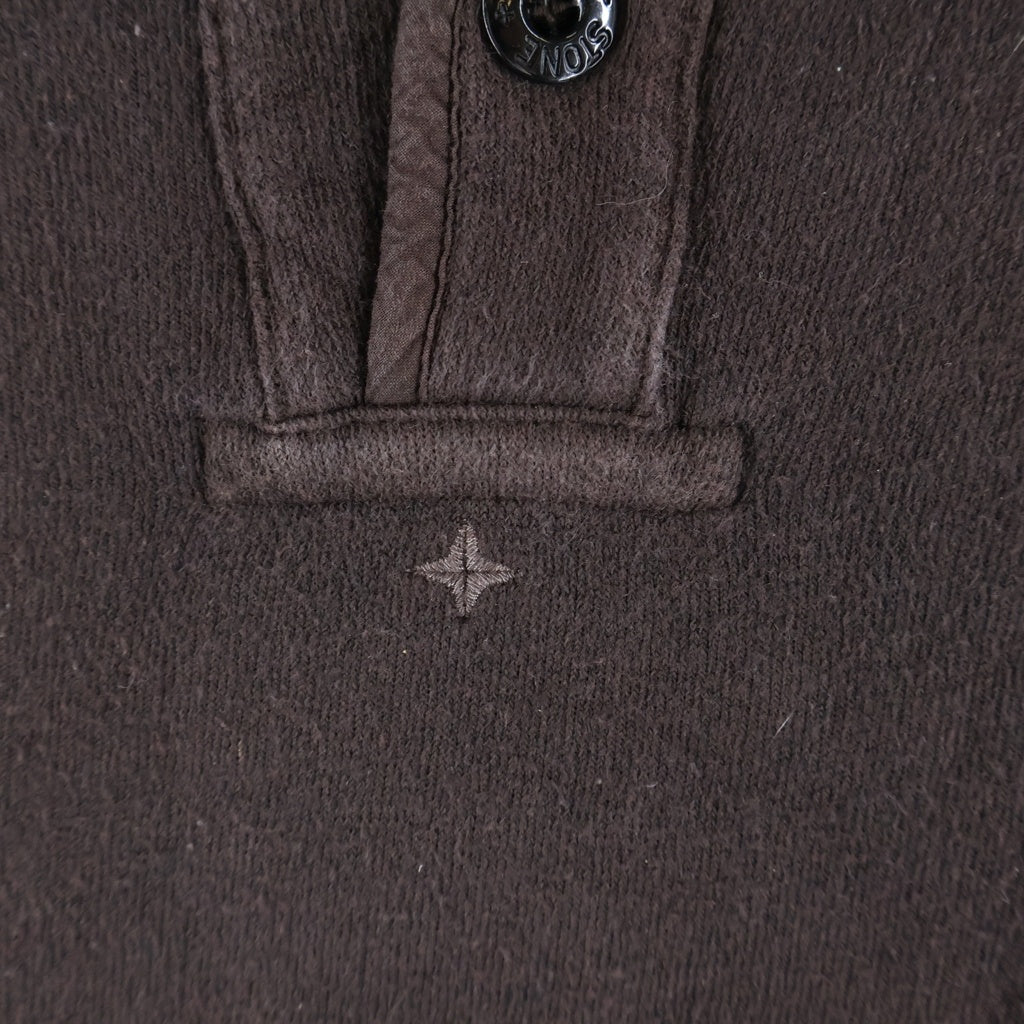 STONE ISLAND(ストーンアイランド) 99AW SPORTSWEAR COMPANY S.P.A社製 Logo Sweatshirts ロゴワッペン スウェットトレーナー カーキ 31156754