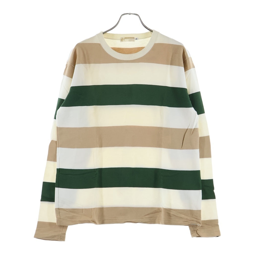 A BATHING APE(アベイシングエイプ) 90s 初期 クルーネック ボーダー 長袖Tシャツ カットソー マルチカラー