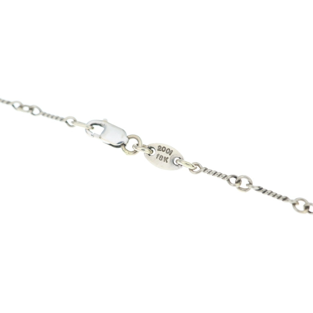CHROME HEARTS(クロムハーツ) 18KWG NECKCHAIN T20 ツイストチェーンネックレス 20inch ホワイトゴールド BCA003