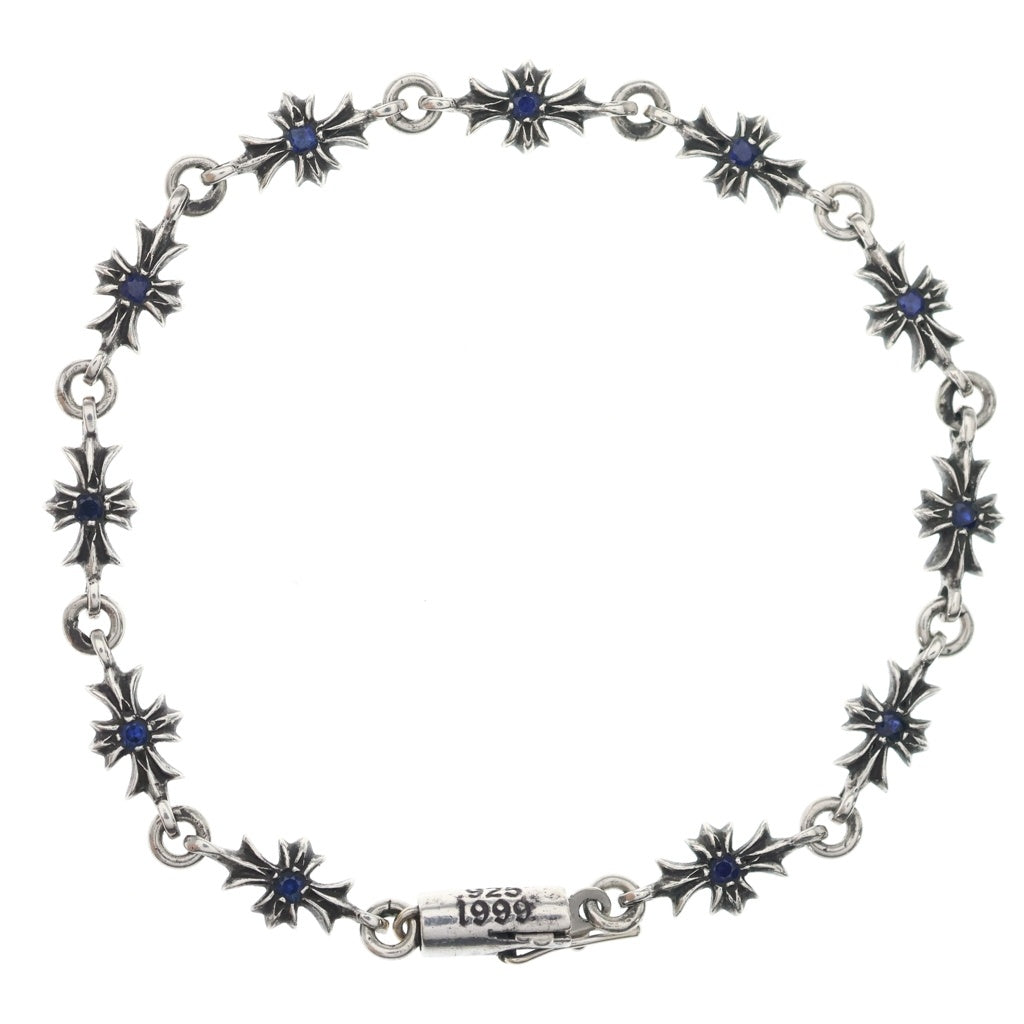 CHROME HEARTS(クロムハーツ) TNY CH PLS P/SAP/タイニー E CHプラス PAVEブルーサファイア シルバー/ブルー