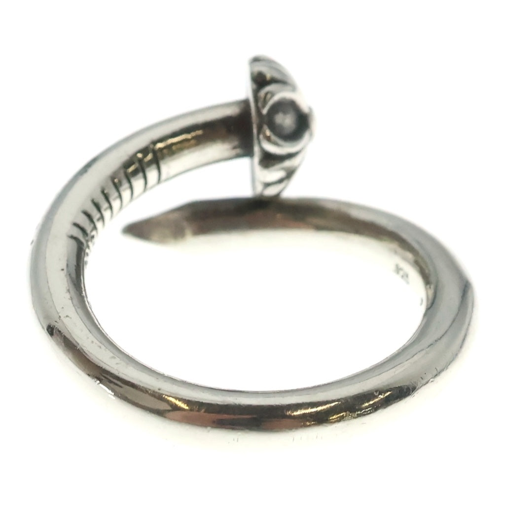CHROME HEARTS(クロムハーツ) NAIL CRSBALL ネイル クロスボール リング シルバー BCA349