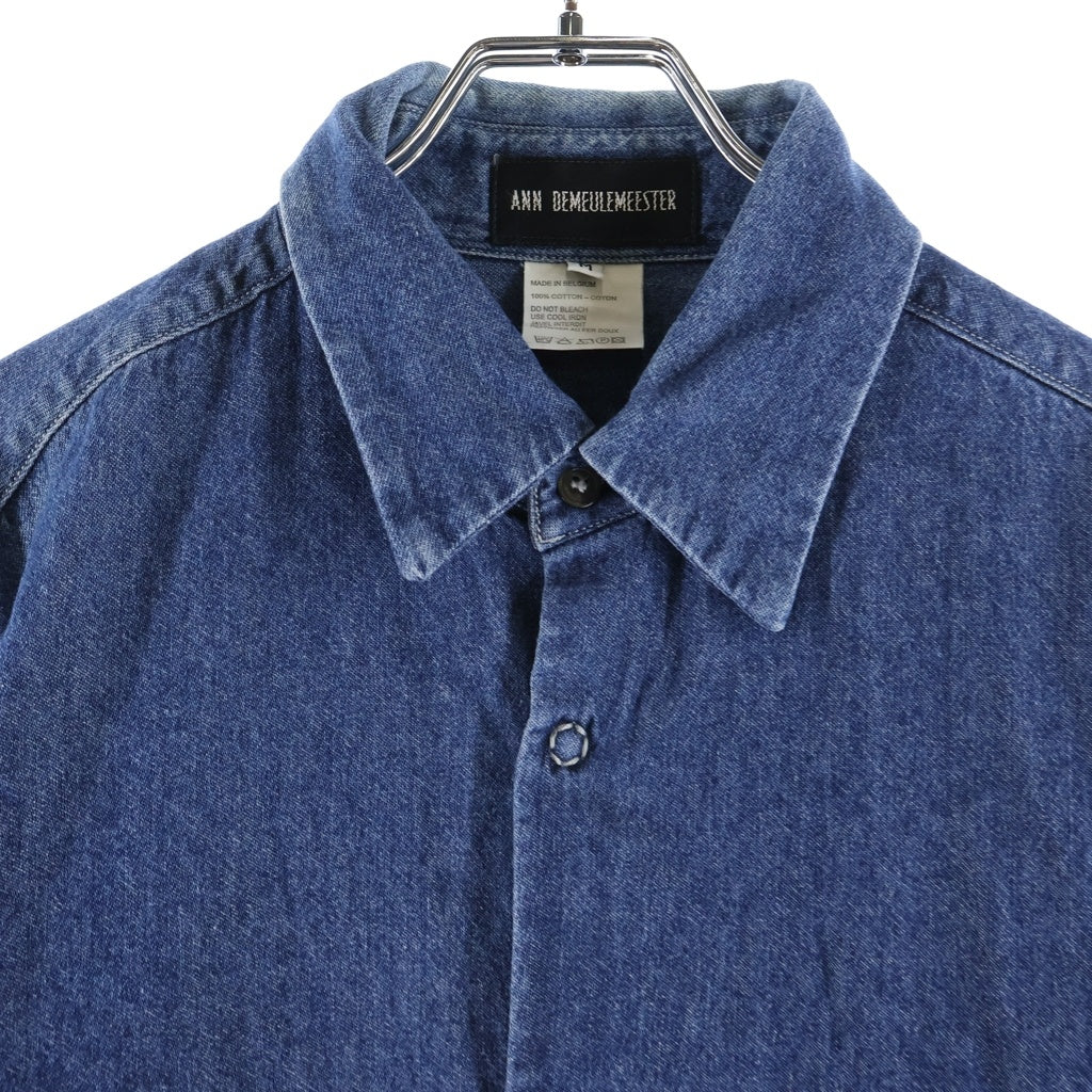 ANN DEMEULEMEESTER(アンドゥムルメステール) ARCHIVE DENIM SHIRT アーカイブ デニム長袖シャツ インディゴ