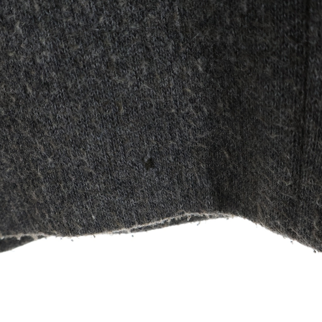 ANN DEMEULEMEESTER(アンドゥムルメステール) 4ポケット ショルダー素材切替 ウールジャケット グレー