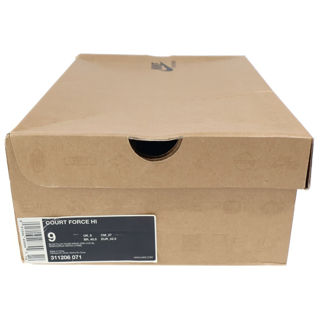 NIKE(ナイキ) COURT FORCE HI コートフォース ハイカットスニーカー マルチカラー US9/27cm 311206-071