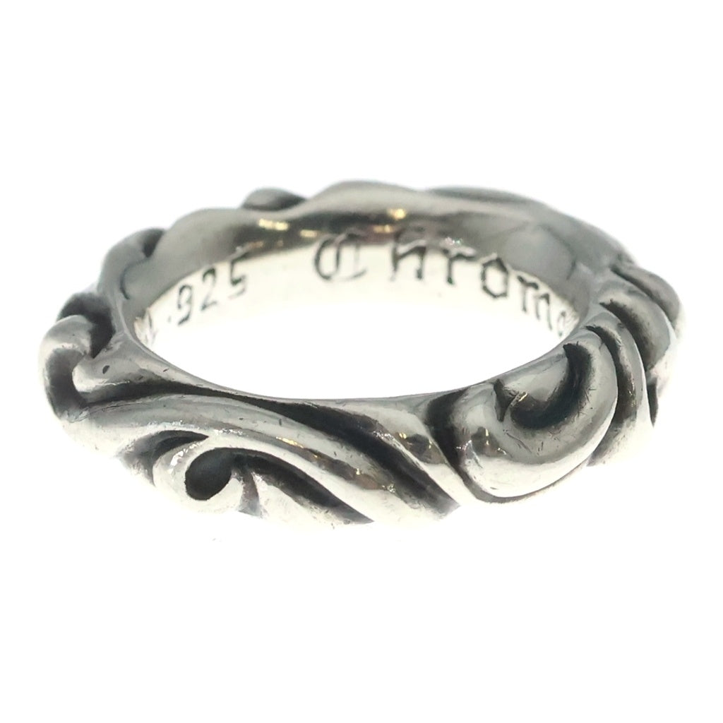 CHROME HEARTS(クロムハーツ) SCRL BAND スクロールバンド リング シルバー BCA351