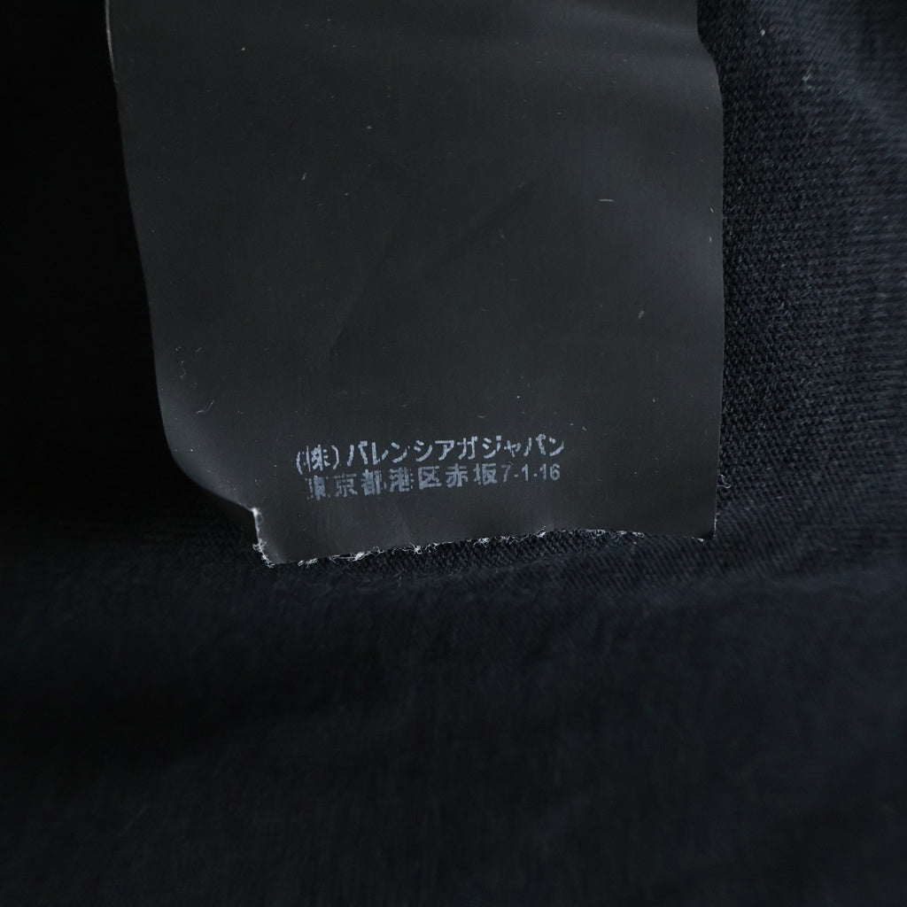 BALENCIAGA(バレンシアガ) 17AW Campain Logo Tee キャンペーンロゴ 半袖Tシャツ カットソー ブラック 508203 TAV44
