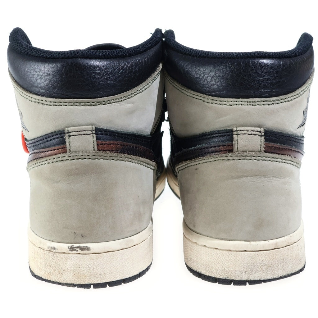 NIKE(ナイキ) AIR JORDAN 1 HIGH OG RUST SHADOW エアジョーダン1 ラストシャドウ ハイカットスニーカー カーキ/ブラック US9.5/27.5cm 555088-033