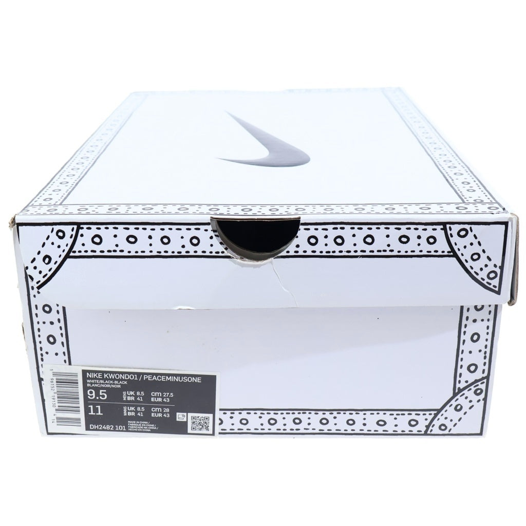 NIKE(ナイキ) ×PEACEMINUSONE Kwondo 1 ピースマイナスワン クウォンド1 ローカットスニーカー ブラック/ホワイト US9.5/27.5cm DH2482-101