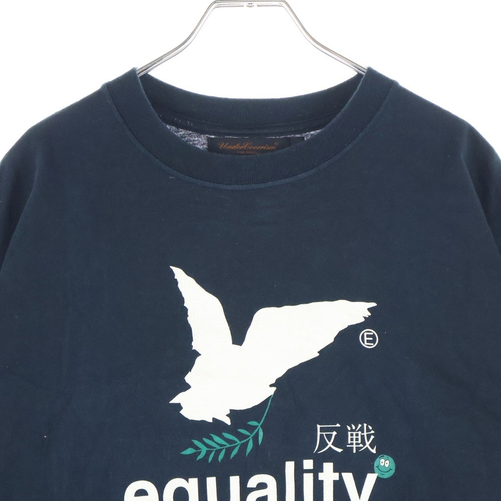 UNDERCOVERISM(アンダーカバイズム) 02SAW SCAB期 反戦 equality 半袖Tシャツ カットソー ブラック