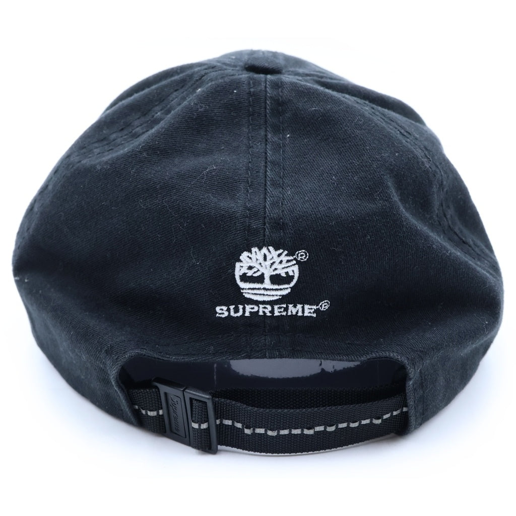 SUPREME(シュプリーム) 21AW×Timberland 6-Panel Cap 6パネル キャップ ブラック