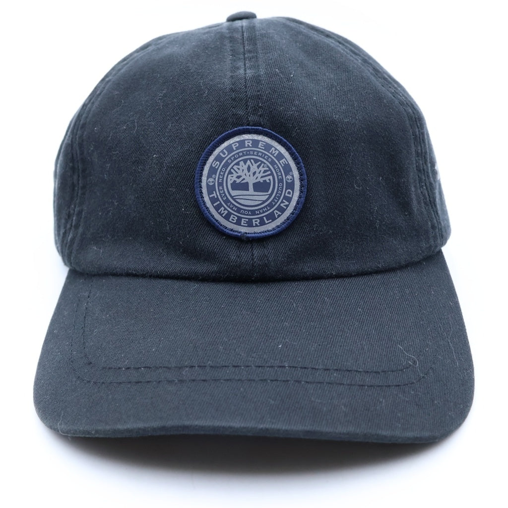 SUPREME(シュプリーム) 21AW×Timberland 6-Panel Cap 6パネル キャップ ブラック