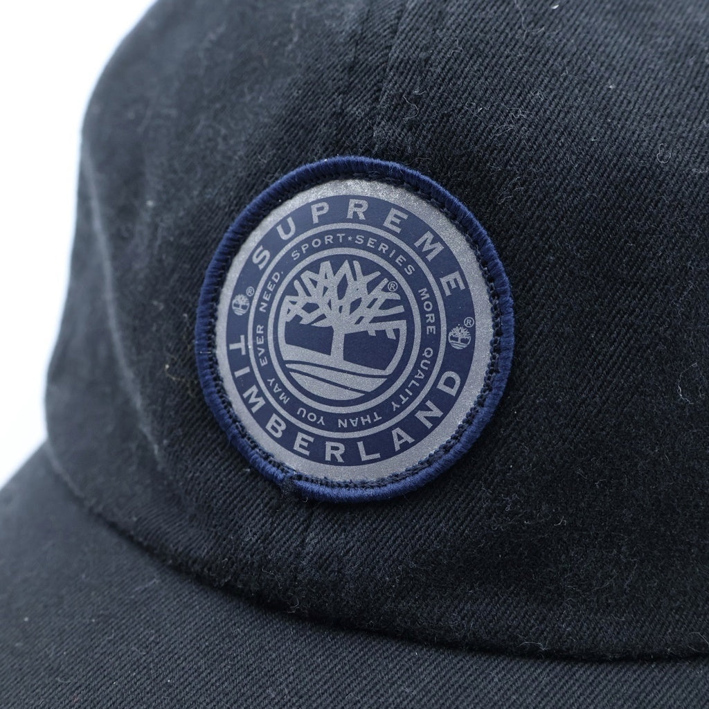 SUPREME(シュプリーム) 21AW×Timberland 6-Panel Cap 6パネル キャップ ブラック
