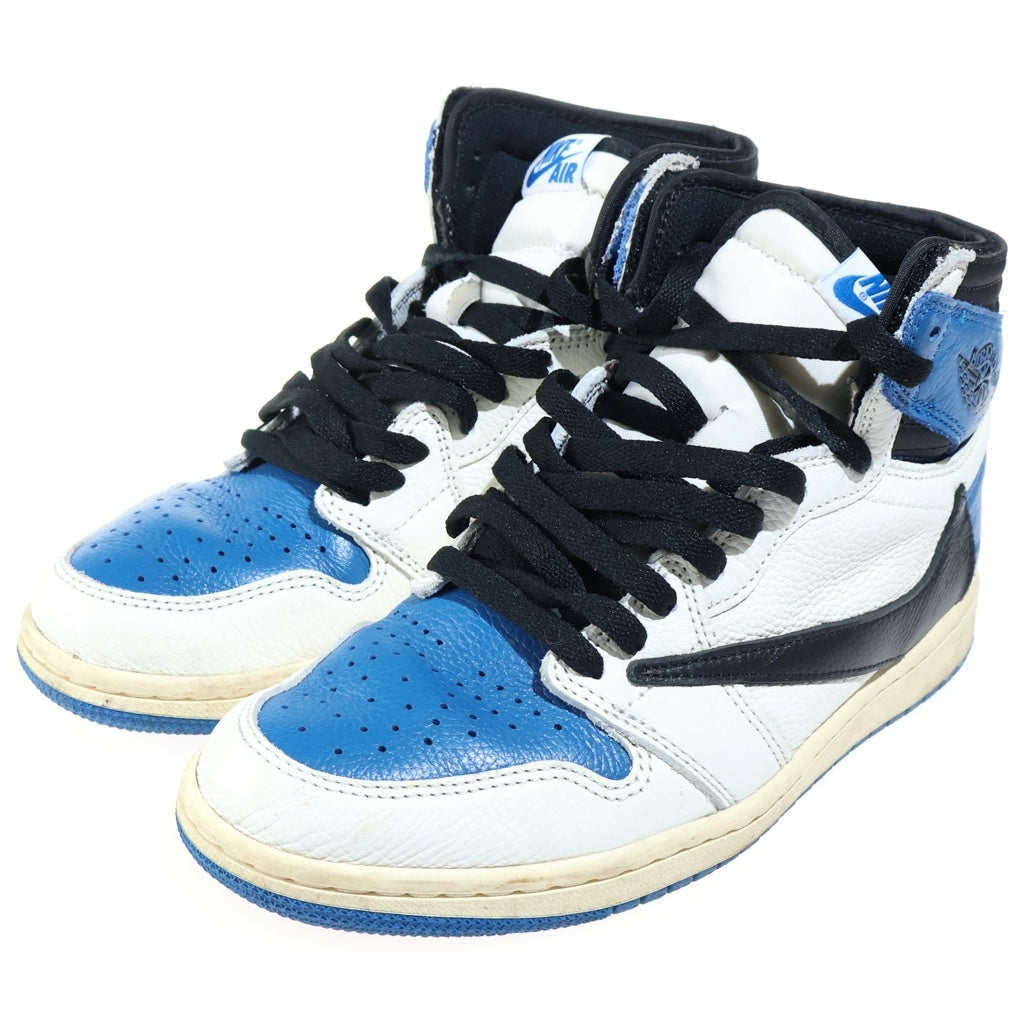 NIKE(ナイキ) ×TRAVIS SCOTT ×FRAGMENT DESIGN AIR JORDAN1 RETRO HIGH OG SP エアジョーダン1 ハイカットスニーカー US7.5/25.5cm DH3227-105