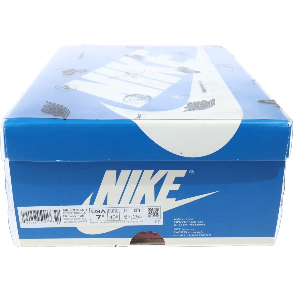 NIKE(ナイキ) ×TRAVIS SCOTT ×FRAGMENT DESIGN AIR JORDAN1 RETRO HIGH OG SP エアジョーダン1 ハイカットスニーカー US7.5/25.5cm DH3227-105