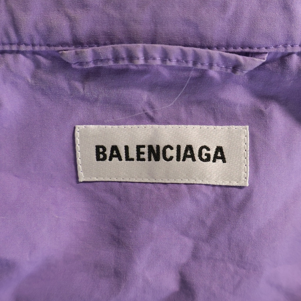 BALENCIAGA(バレンシアガ) フロントロゴ ジップアップ ジャケット パープル 571248 TYB18