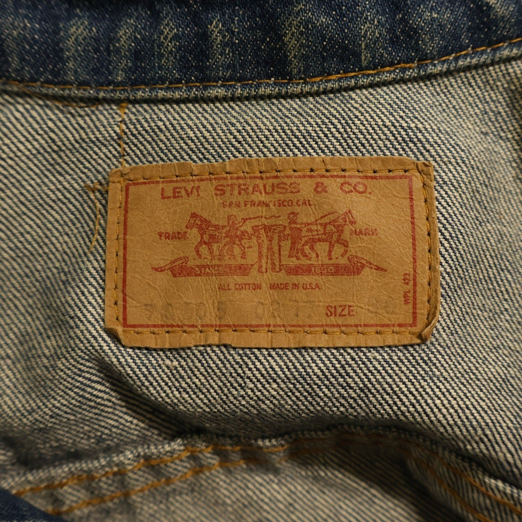 Levi's(リーバイス) 70~80s VINTAGE USA 70505-0217 ボタン裏522 3rd デニムトラッカージャケット インディゴ