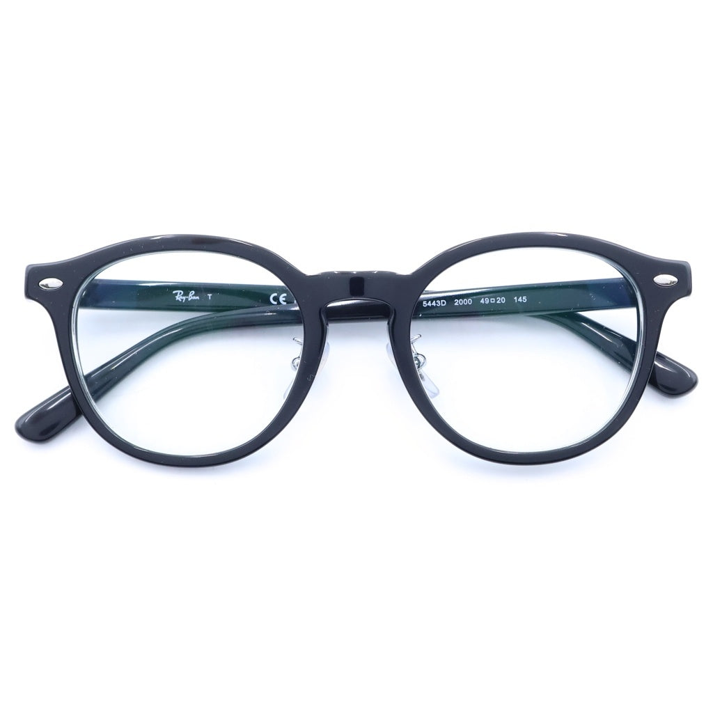 Ray Ban(レイバン) OPTICS ラウンドフレーム アイウェア 眼鏡 ブラック RB5443D レディース