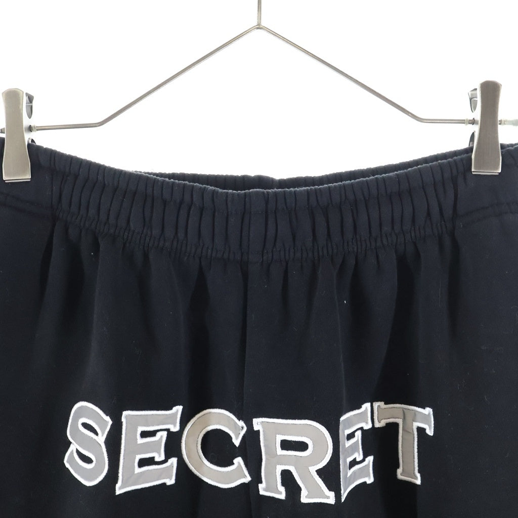 NO BRAND(ノーブランド) SECRET シークレット TRACKSUIT プルオーバーパーカー スウェットパンツ セットアップ ブラック