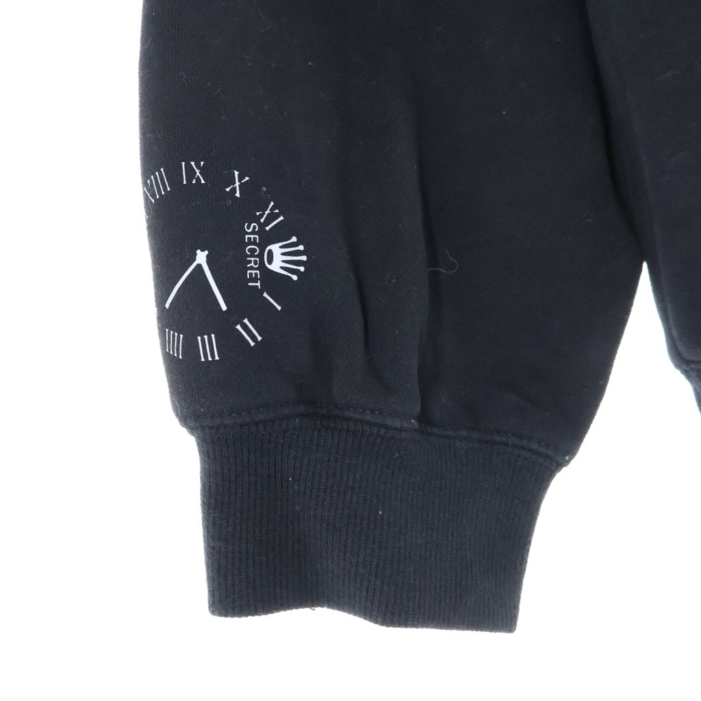 NO BRAND(ノーブランド) SECRET シークレット TRACKSUIT プルオーバーパーカー スウェットパンツ セットアップ ブラック