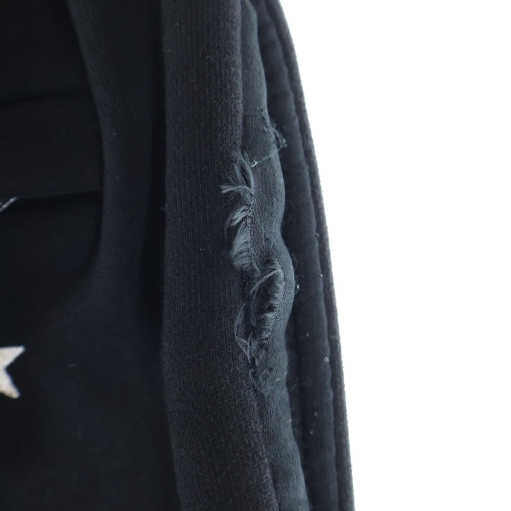 NO BRAND(ノーブランド) SECRET シークレット TRACKSUIT プルオーバーパーカー スウェットパンツ セットアップ ブラック