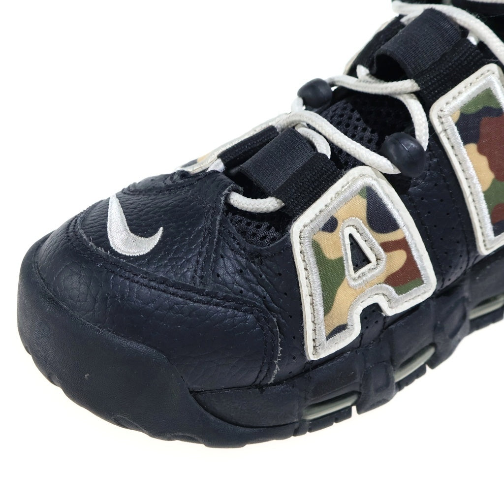 NIKE(ナイキ) AIR MORE UP TEMPO 96 QS SU19 エアモアアップテンポブラックカモ ハイカットスニーカー US8/26.0cm ブラック/カモ CJ6122-001