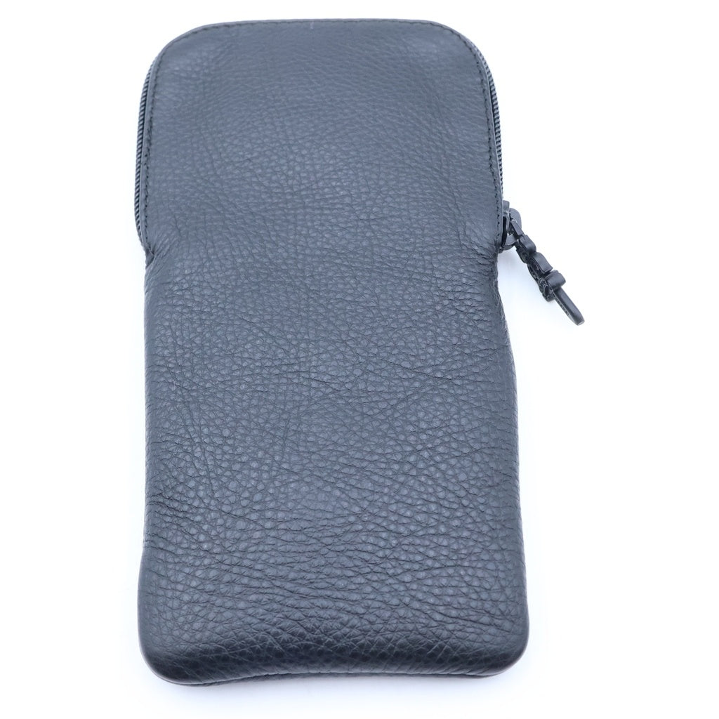 CHROME HEARTS(クロムハーツ) CHプラス レザー アイウェアケース メガネケース ブラック